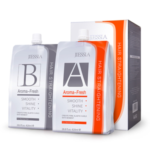 Crème de rebondissement en gros en stock, usage professionnel en salon, crème lissante pour cheveux - Product Image 1