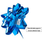 24ct <b>Red</b> Blue Gold Gift <b>Bow</b> Ribbon Star <b>Bow</b> Decorative Plastic Ribbon Christmas Pet Glue Decal <b>Bow</b> - Product Image 3