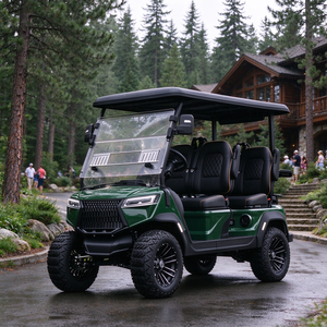 Carrito de Golf Eléctrico de 4 Plazas con Elevación, Color Personalizado, para Campos de Golf y Clubes Campestres - Product Image 1