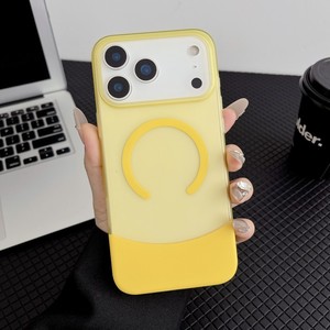 Fashion Frosted Magnetic Transparency Mobile phone case for iPhone 17 Air 16 15 pro max Shockproof 2 in 1 Assembly cover <b>back</b> - Product Image 3
