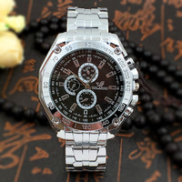 Montre à quartz Orlando pour homme, simple, en alliage de zinc, bracelet, cadran géométrique, style business