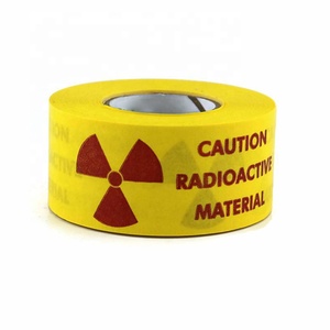 Hàng rào an toàn ngầm mà không cần keo không dính thận trọng nguy hiểm chướng ngại vật PE bức xạ cảnh báo Băng - Product Image 1