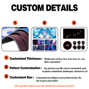 แผ่นรองเมาส์ลายการ์ตูนญี่ปุ่น 3 มิติ แบบเซ็กซี่ รูปหน้าอกสาว วัสดุเจลซิลิโคน รองรับข้อมือ สำหรับเล่นเกมส์ ขายส่ง - Product Image 4