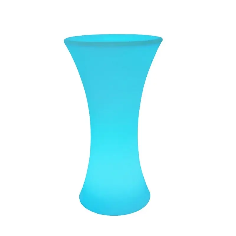 Waterproof outdoor bar table USB charging multiple colors activities table light adjustable impact resistant