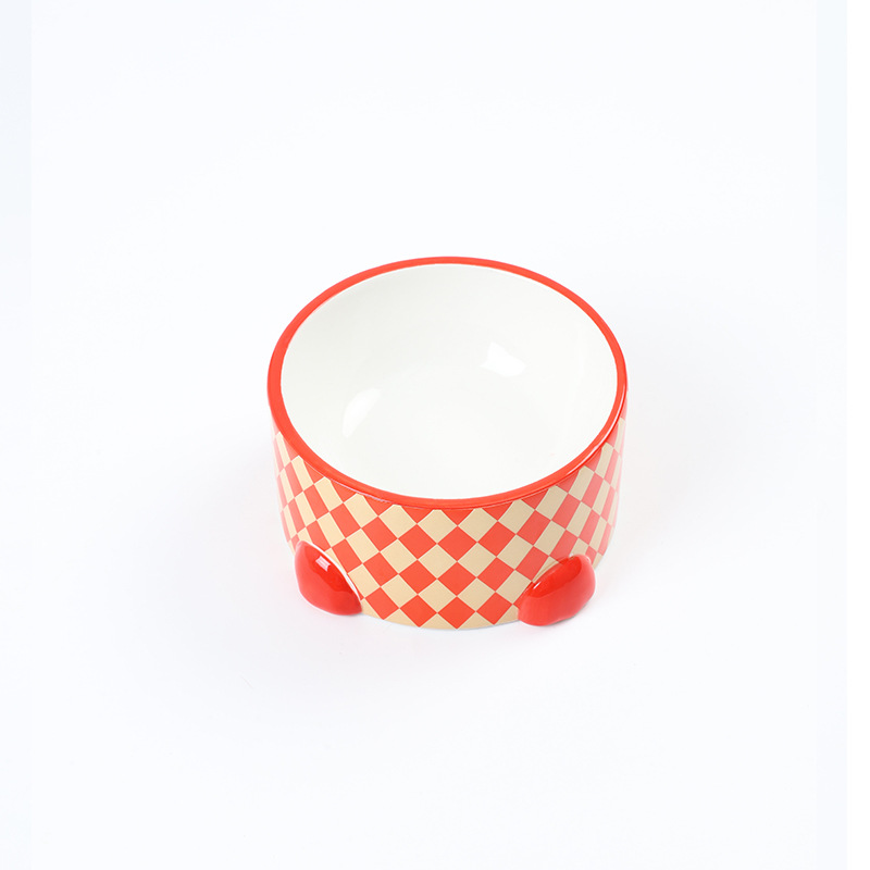 Red clown set bowl-lower