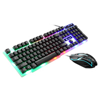 Combos clavier et souris de jeu rétroéclairés par LED pour ordinateur personnalisé en usine