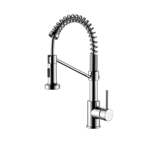 Robinets flexibles modernes Mélangeurs Robinets d'évier de cuisine Laiton doré Acier inoxydable Ressort coulissant Torneira Gour - Product Image 6