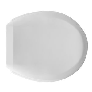 Siège de toilette Dianter 9 Shape, couvercle en bois moulé blanc - Product Image 1