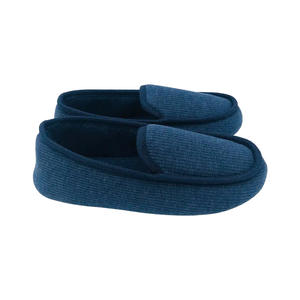 Pantofole mocassini <span class=keywords><strong>da</strong></span> uomo <span class=keywords><strong>in</strong></span> Memory Foam classico morbido e morbido <span class=keywords><strong>blu</strong></span> Navy Full Back pantofole <span class=keywords><strong>da</strong></span> <span class=keywords><strong>casa</strong></span> calde pantofole invernali - Product Image 2