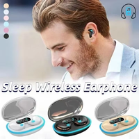 X55 Écouteurs Sans Fil TWS Bluetooth 5.3 Casque Audio Oreillettes Discrètes IPX7 Étanche Réduction de Bruit Sport Invisible Sommeil