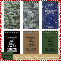 Bloc-notes et carnet spirale imperméables les plus vendus, bloc-notes en papier de pierre pour fournitures de bureau et cadeaux