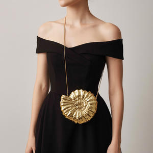 Bolsos <span class=keywords><strong>de</strong></span> Noche Modernos con Forma <span class=keywords><strong>de</strong></span> Caracol, Cierre Magnético <span class=keywords><strong>de</strong></span> Algodón, Estilo Urbano Simple, Cadena <span class=keywords><strong>de</strong></span> Personalidad a la Moda - Product Image 2