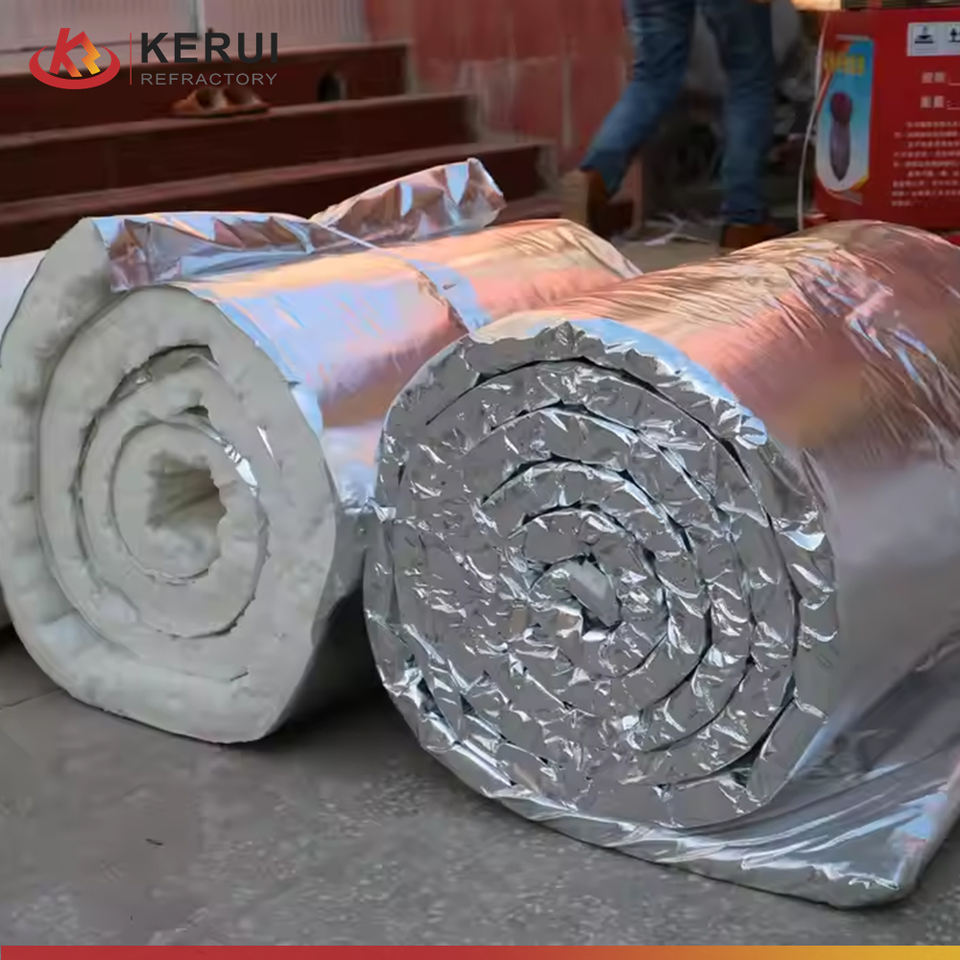 KERUI 1400 Degree 25-50mm 1260℃ Fire Resistant Ceramic Fiber Blanket ...