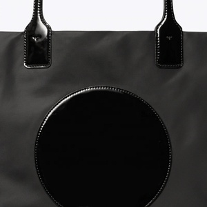 Vintage large PU <strong>leather</strong> <strong>handbags</strong> for women black and <strong>navy</strong> blue custom <strong>handbag</strong> - Product Image 4