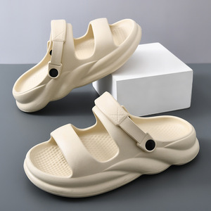Men's Summer Outdoor Sandals EVA Sole Non Slip Breathable Soft Soled <b>Height</b> <b>Increasing</b> Couple <b>Shoes</b> Size 36 45 - Product Image 1