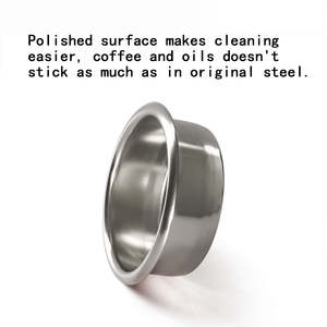 58mm Einlagiger Kaffeefilterkorb Nicht-Druckbeaufschlagter Espresso-Pulverbehälter Kaffeemahlzubehör für Kaffee - Product Image 5