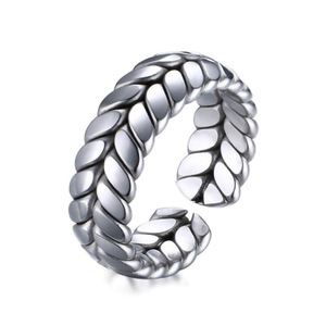 2026 Punk Jewelry Chunky <b>Open</b> <b>Rings</b> Vintage Antique Silver Leaf Animals Tiger Head Bull Head Skull Head <b>Rings</b> Gifts for Men - Product Image 6