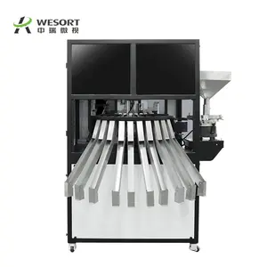 Weweai inci kalite seçimi makinesi pirinç tahıl renk sıralama makinesi tahıl plastik kahve çekirdekleri fıstık renk sıralayıcı
