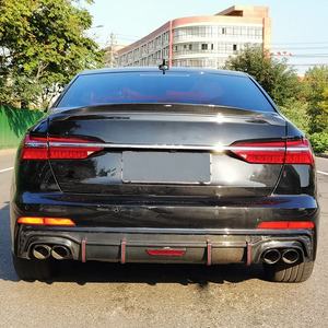 RS6 diffuseur arrière en FIBER de carbone avec tuyau d'échappement pour <span class=keywords><strong>Audi</strong></span> A6L C8 RS6 Style diffuseur arrière pour <span class=keywords><strong>Audi</strong></span> A6L 2019 2020 <span class=keywords><strong>2021</strong></span> 2022 2023 - Product Image 3