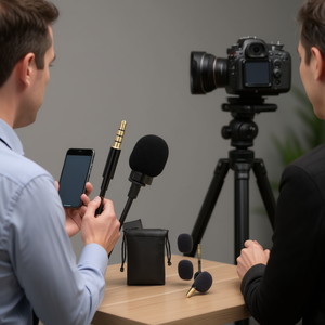 Db – Microphone Lavalier professionnel omnidirectionnel à clipser, 3.5mm, pour Smartphone, appareil photo Dslr, accessoire pour PC - Product Image 2