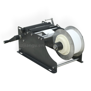 Machine d'étiquetage manuelle de bureau pour bouteilles rondes, étiqueteuse semi-automatique pour flacons en verre ronds, étiquettes adhésives - Product Image 3