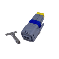 Boîtier automobile pour connecteur de foudre femelle à 2 broches