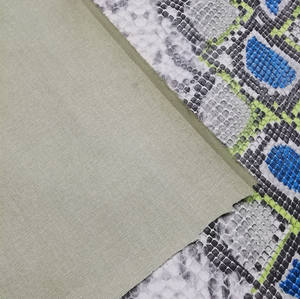 Vente en gros similicuir synthétique imprimé peau d'animal similicuir PU de créateur pour sac artisanat coussin siège <span class=keywords><strong>portefeuille</strong></span> - Product Image 2