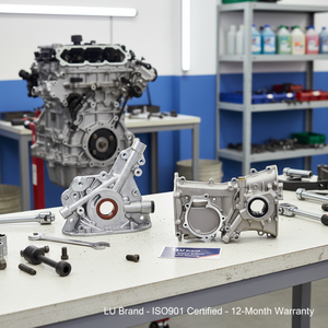 Bomba de Aceite de Motor de Aluminio Marca LU para FIAT MAREA-ELX 1.9 TD, Modelos VW/Seat/Audi, Garantía de 12 Meses, Certificación ISO9001 - Product Image 3