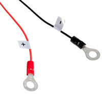 Convertidor de CC para Starlink Mini, Regulador Elevador de Voltaje de 12V/24V a 36V, Adaptador para Starlink Exterior con Terminales de Anillo para RV y Embarcaciones