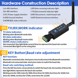 Cp24 dialog14531 ble5.1 RS485 để <span class=keywords><strong>Bluetooth</strong></span> nối tiếp adapter công nghiệp không dây <span class=keywords><strong>Bluetooth</strong></span> giao tiếp mô-đun hỗ trợ điện thoại - Product Image 4