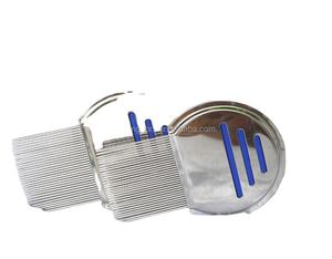 स्टेनलेस स्टील हैंडल सुई प्रसाधन सामग्री नाइट पिस्सू जूँ जूँ सफाई कंघी हटाना - Product Image 1