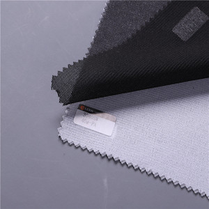 Pes + PA bột keo 100 Polyester dệt dệt kim nóng chảy vải interlining - Product Image 1