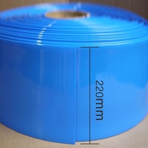 Tube thermorétractable en PVC bleu de 180 mm de largeur pour batterie 18650, manchon de film rétractable - Product Image 6