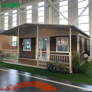 บ้านคอนเทนเนอร์หรูหราขนาด 20 ฟุต 38 ตร.ม. แบบขยายได้ พร้อมห้องครัว ห้องน้ำ ระเบียง ทนทานต่อแผ่นดินไหว เหมาะสำหรับใช้ในห้างสรรพสินค้า บ้านสำเร็จรูป - Product Image 2