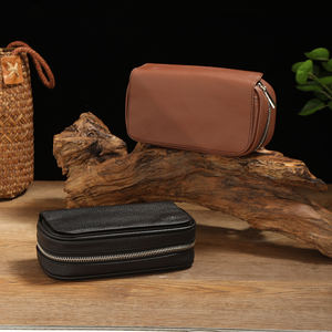 Funda de Pipa portátil de cuero genuino para fumar, bolsa de Pipa de estanco para encendedores y accesorios para fumar - Product Image 4