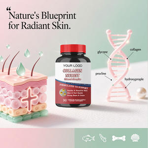 Yetişkin kadın parlayan cilt ve saç büyüme için C vitamini ve antioksidan faydaları ile kollajen kapsül takviyeleri - Product Image 5