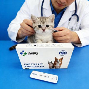 <span class=keywords><strong>Test</strong></span> rapide vétérinaire <span class=keywords><strong>TOXO</strong></span> IgG IgM, bandelettes de <span class=keywords><strong>test</strong></span> rapide d'antigène de Toxoplasma pour chiens et chats - Product Image 1