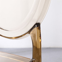 Offre Spéciale cristal Phoenix fête location hôtel plastique résine ambre clair ovale O arrière événement Transparent acrylique chaise de mariage