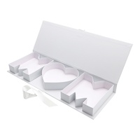 Muttertags-Geschenkbox aus Festem Pappmaché mit Matter Laminierung, Rechteckige Form, Band-Accessoires, Blumen, Sushi, Pralinen