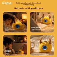 Pronto per la Spedizione: Giocattolo AI Nuhaha in Peluche, Materiale in Poliestere, Imbottitura in Cotone PP, Mostro Parlante con Chat Vocale Intelligente, Memoria a Lungo Termine, WiFi