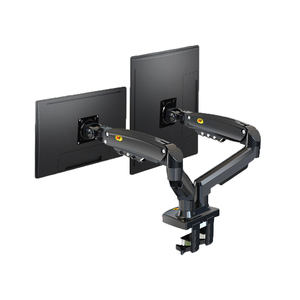 Soporte de pantalla Dual para escritorio, brazo de montaje LCD para Monitor, resorte de Gas, doble brazo