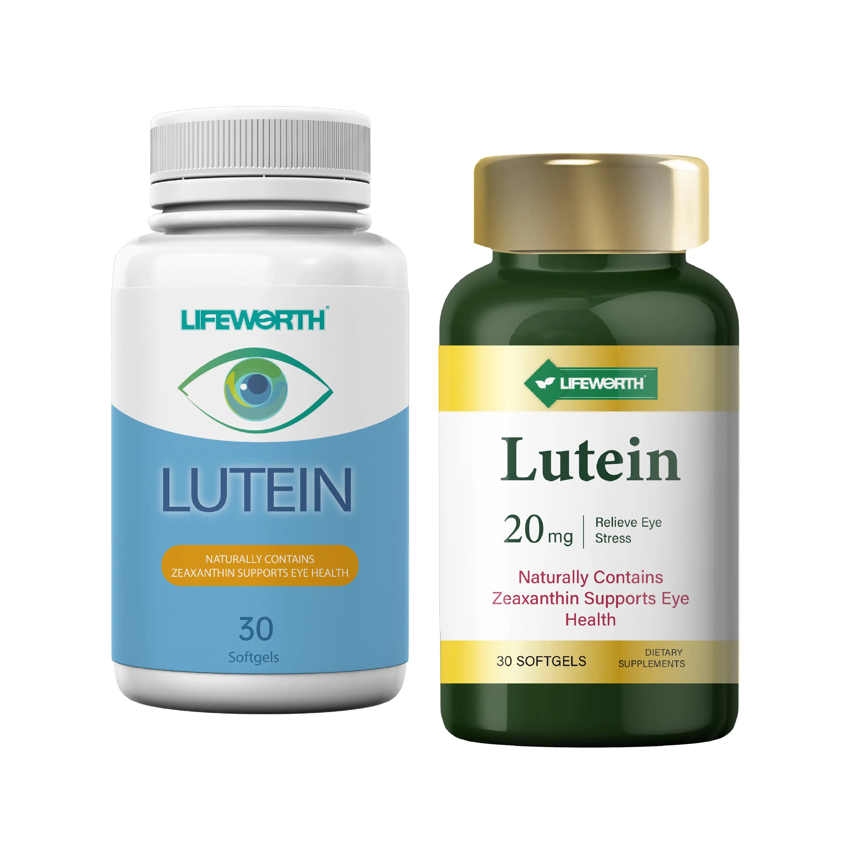 Lifeworth lutein गेंदा निकालने softgel कैप्सूल की खुराक सौंदर्य