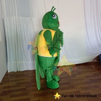 Costume de mascotte de grillon vert personnalisé Funtoys, insecte, mantisse, déguisement, cosplay, dessin animé, carnaval pour adulte