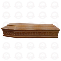 Ataúd de Estilo Europeo, Tamaño Personalizable, Tallado para Cremación, Directo de Fábrica, Accesorios Funerarios