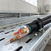 Câble d'alimentation ignifuge CU/XLPE/PVC 0,6/1 kV pour centre commercial, bâtiment commercial, escalier mécanique et réseau électrique CVC