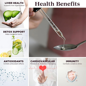 Gotas de Cardo Mariano de Marca Privada de Alta Calidad, Bebida para Reforzar el Sistema Inmunitario, Desintoxicación, Promueve la Función Hepática - Product Image 3