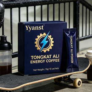 กาแฟแม็กซ์ ไวทัล บูสท์ ตงกัต อาลี พาวเวอร์ เอนเนอร์จี้ 10 กรัม*10 ซองเดี่ยว กล่องของขวัญสีกรมท่าเข้ม สำหรับเสริมสร้างความทนทานของผู้ชาย รับผลิตแบบ OEM - Product Image 6