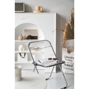 Fábrica al por mayor moderno restaurante clásico Metal, acrílico, <span class=keywords><strong>de</strong></span> comedor <span class=keywords><strong>de</strong></span> moda acento sillas - Product Image 3