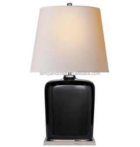 Hollow Out Ceramic <b>Table</b> Lamp for Bedroom Study Room Office Farmhouse <b>Bedside</b> Nightstand Lamp - Product Image 2