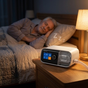 Máquina de Apnea del Sueño con <span class=keywords><strong>CPAP</strong></span>/APAP Automático y Humidificador DF-20A-HM - Product Image 1